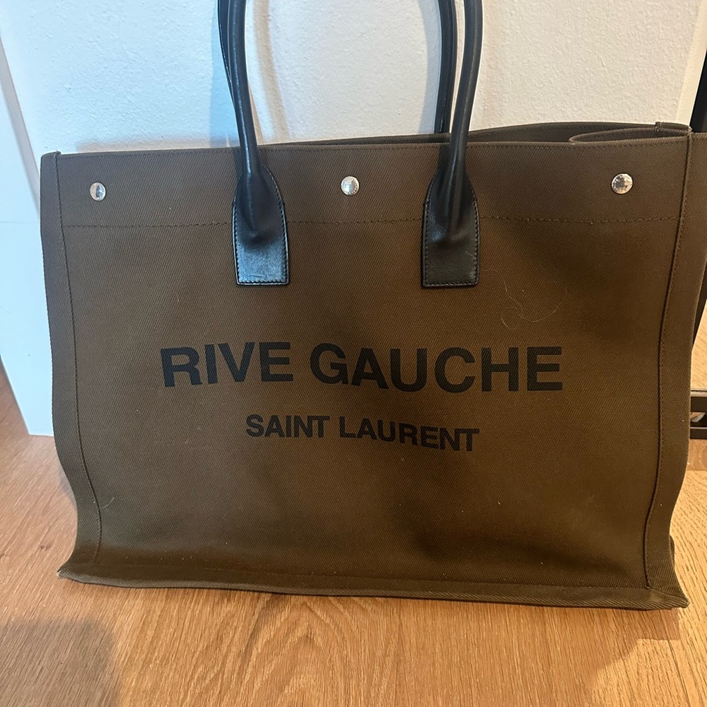 Saint Laurent Brown Canvas tote